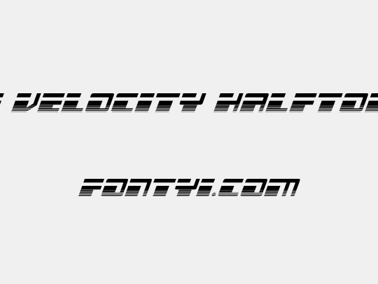 Escape Velocity Halftone Ital