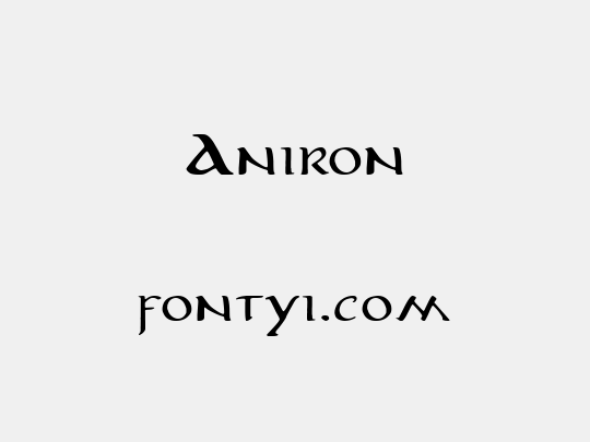 Aniron