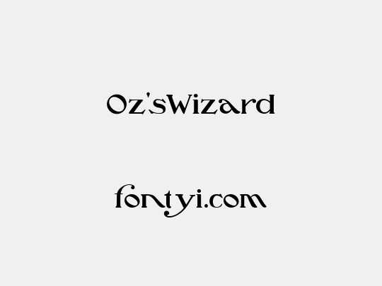 Oz'sWizard