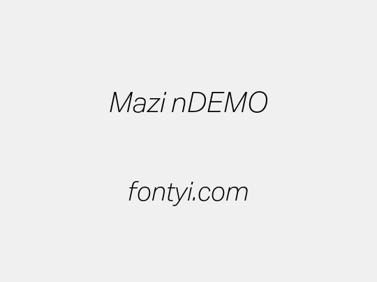 Mazi nDEMO