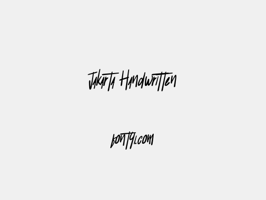 Jakarta Handwritten