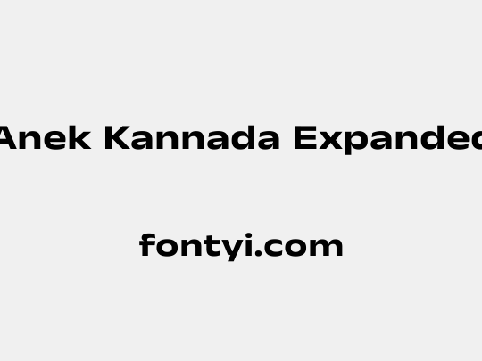 Anek Kannada Expanded