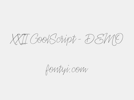 XXII CoolScript - DEMO