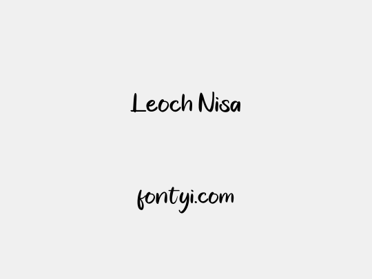 Leoch Nisa