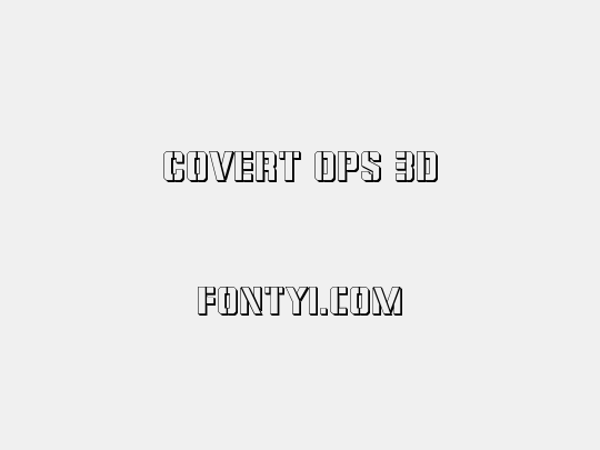 Covert Ops 3D