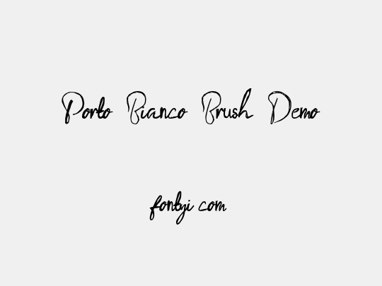 Porto Bianco Brush Demo