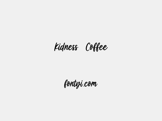 Kidness  Coffee