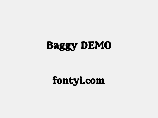 Baggy DEMO