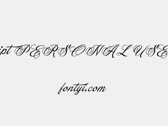Myteri Script PERSONAL USE ONLY
