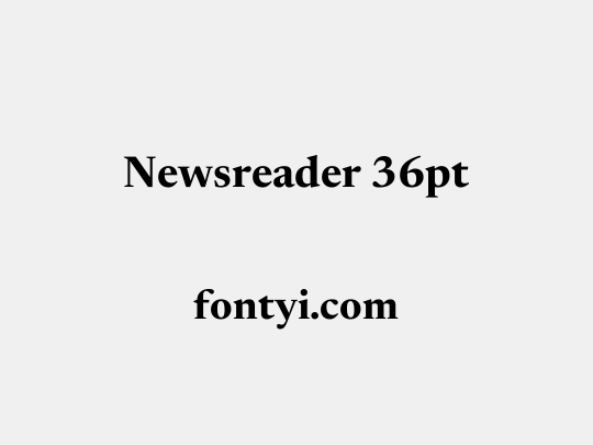 Newsreader 36pt