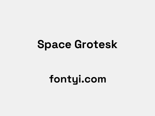 Space Grotesk