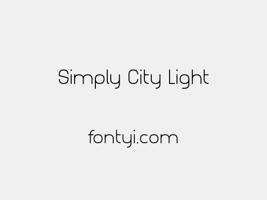 Simply City Light