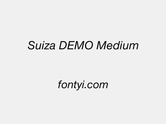 Suiza DEMO Medium