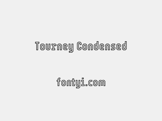 Tourney Condensed