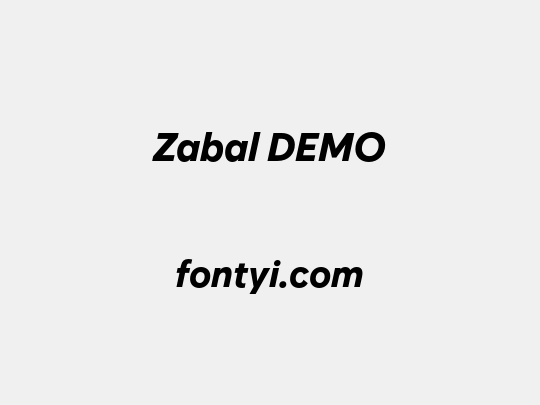 Zabal DEMO