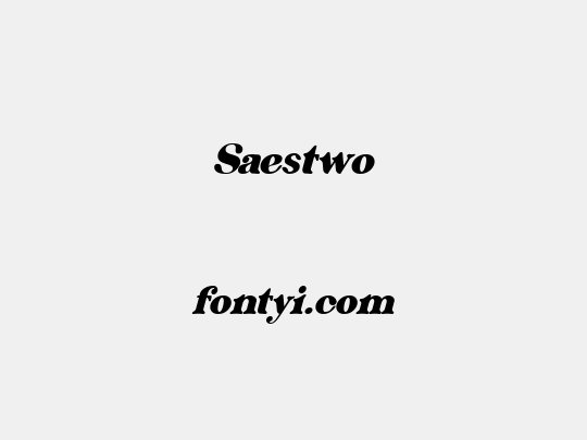 Saestwo