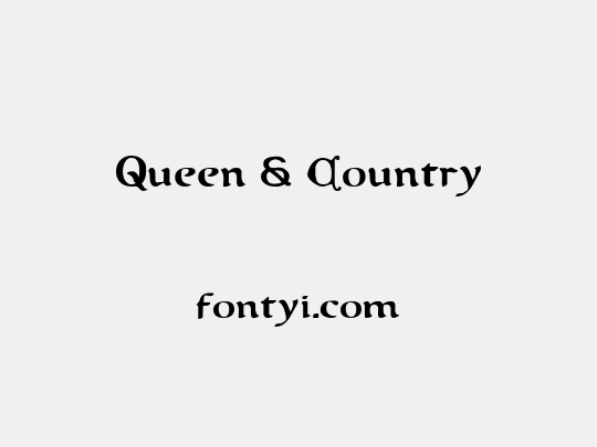 Queen & Country