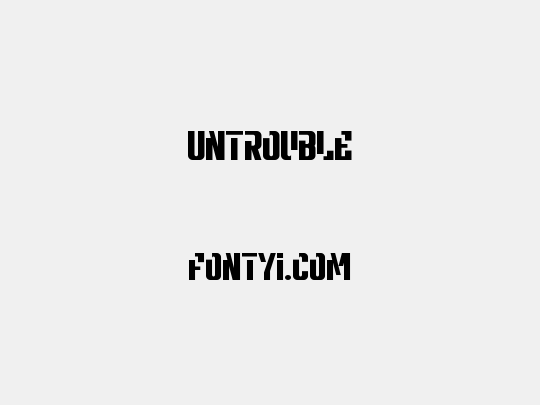 Untrouble
