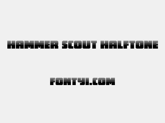 Hammer Scout Halftone