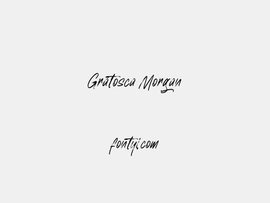 Gratosca Morgan