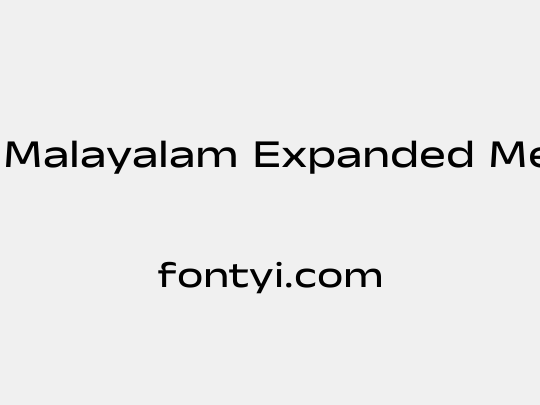 Anek Malayalam Expanded Medium