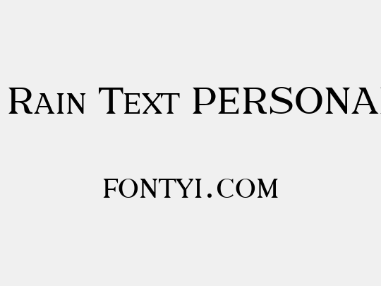 Heavy Rain Text PERSONAL USE