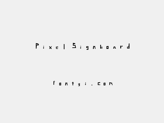 Pixel Signboard