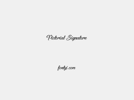 Pictorial Signature