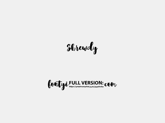 Shrewdy