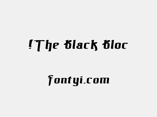 !The Black Bloc