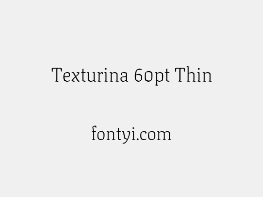 Texturina 60pt Thin