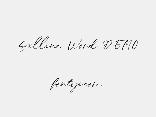 Sellina Word DEMO