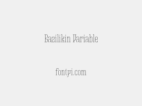 Bazilikin Variable