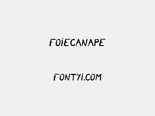 FoieCanape