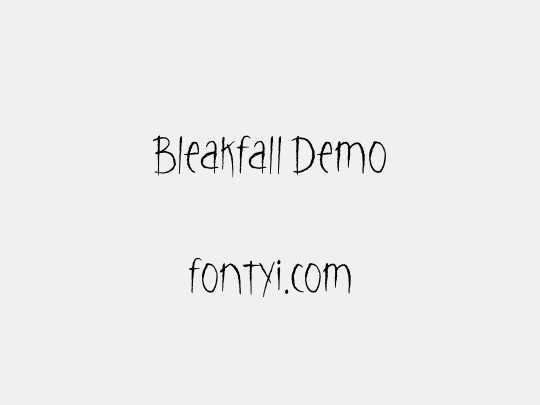 Bleakfall Demo