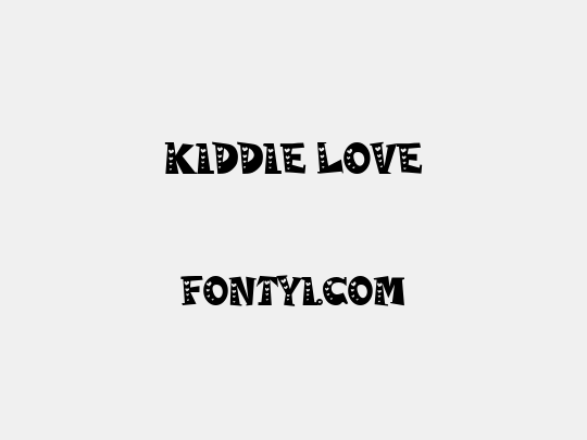 Kiddie Love