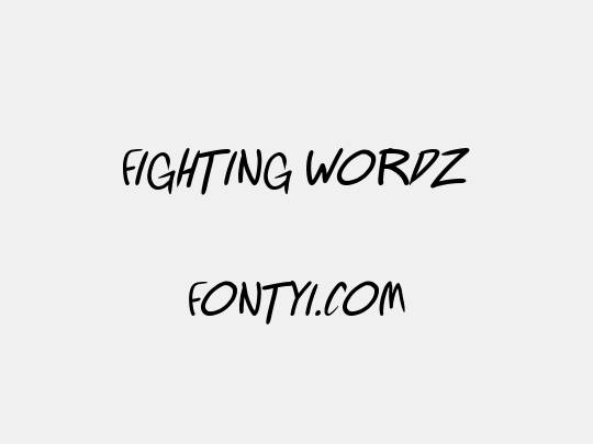 Fighting wordz