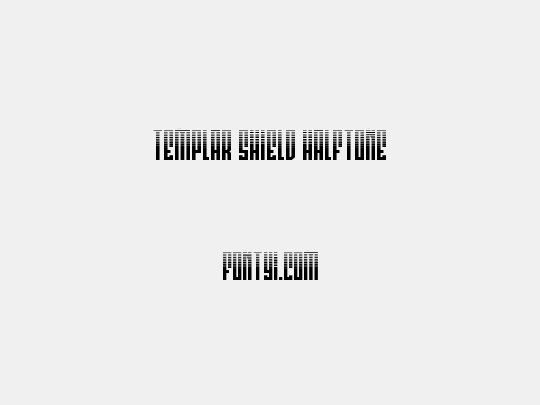 Templar Shield Halftone