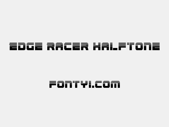 Edge Racer Halftone