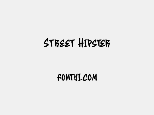Street Hipster