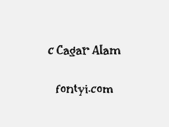 c Cagar Alam