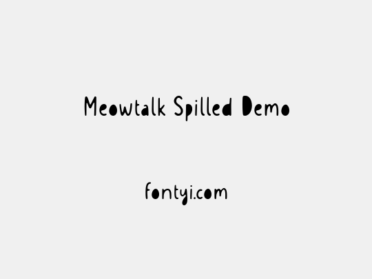 Meowtalk Spilled Demo