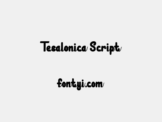 Tesalonica Script