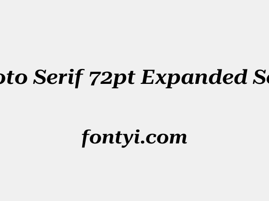Roboto Serif 72pt Expanded SemiBold