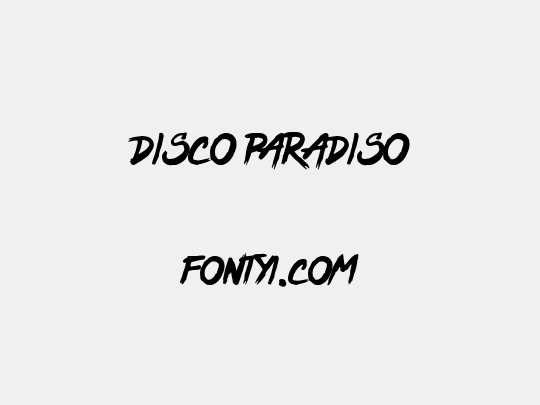 Disco Paradiso