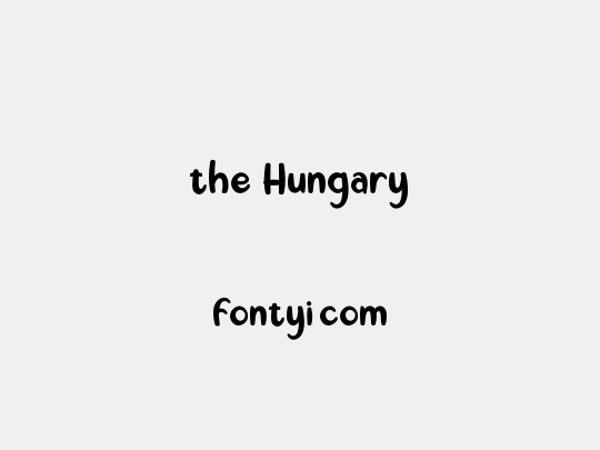 the Hungary