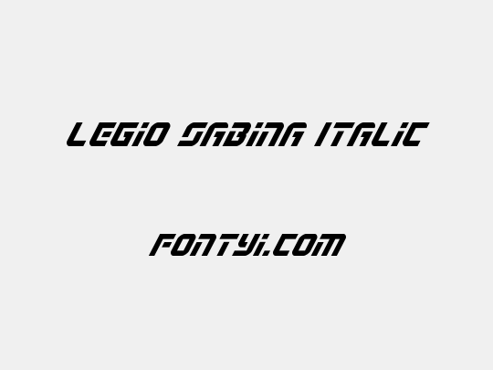 Legio Sabina Italic