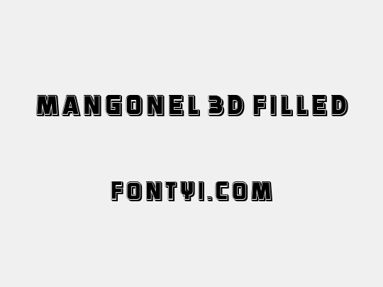 Mangonel 3D Filled