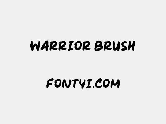 Warrior Brush