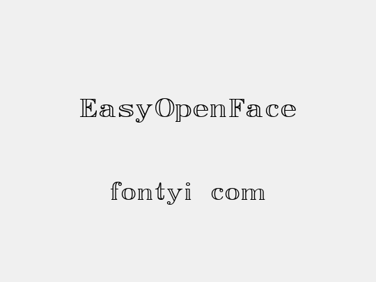EasyOpenFace